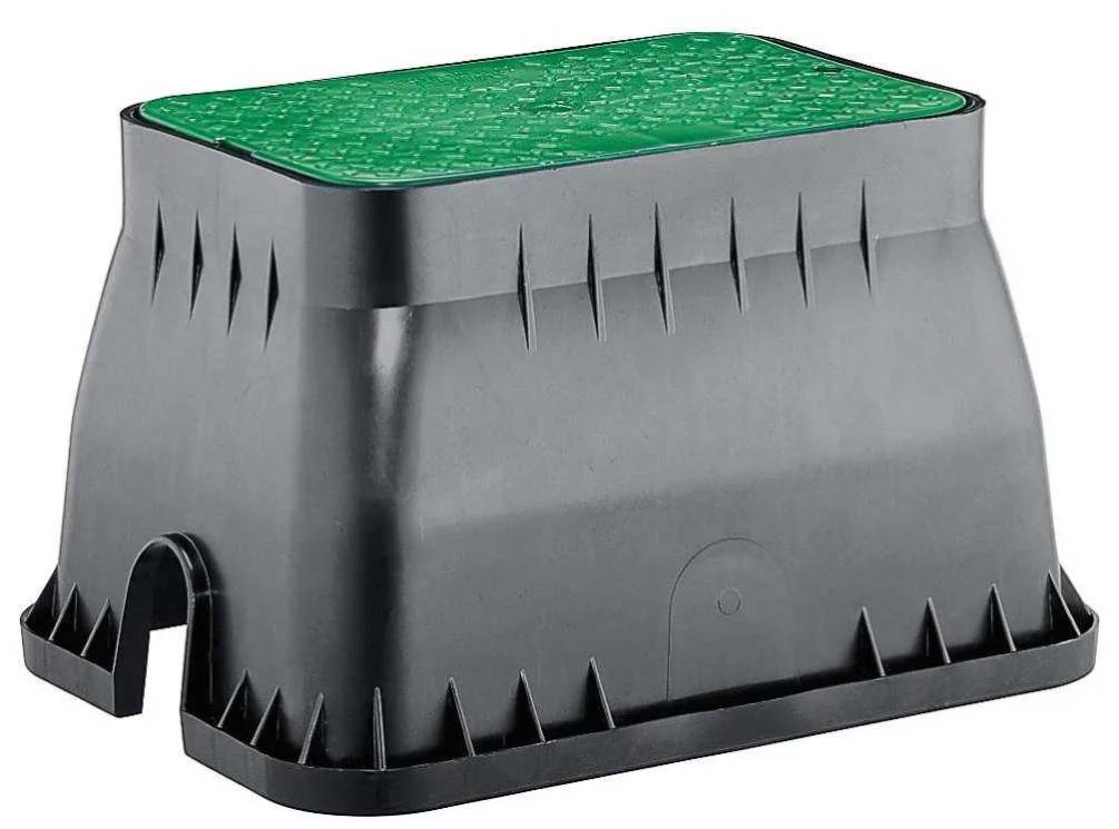 Regard d'arrosage enterré 4 voies PVC Gris/Vert – GARDENA