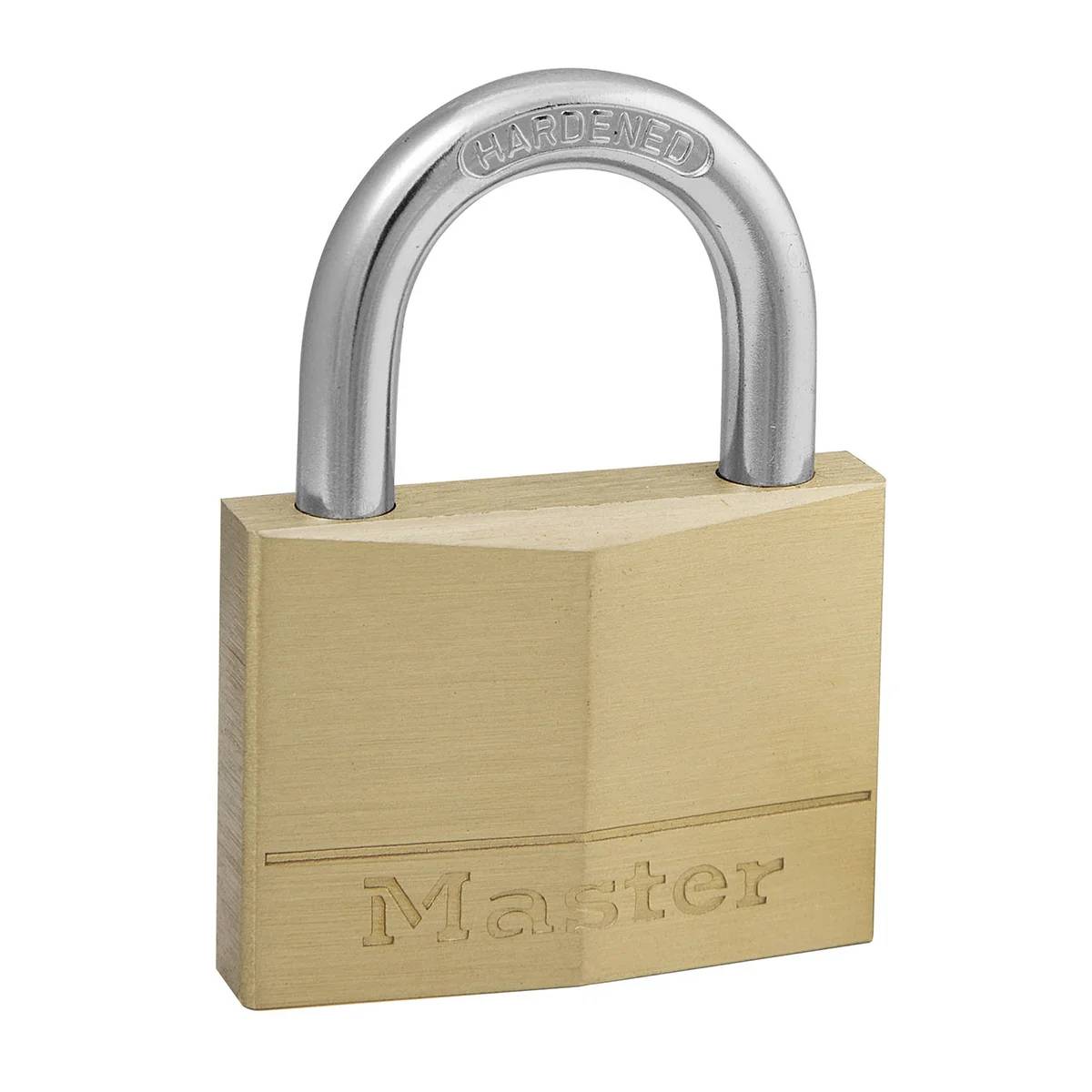 Cadenas laiton massif argenté 50 mm - MASTER LOCK