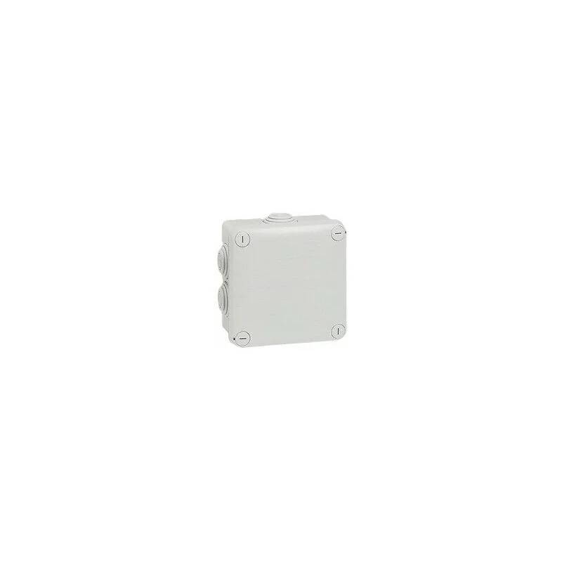 Boîte de dérivation carrée plastique gris L.105 mm l.105 mm H.55 mm - Legrand - Imagen 1