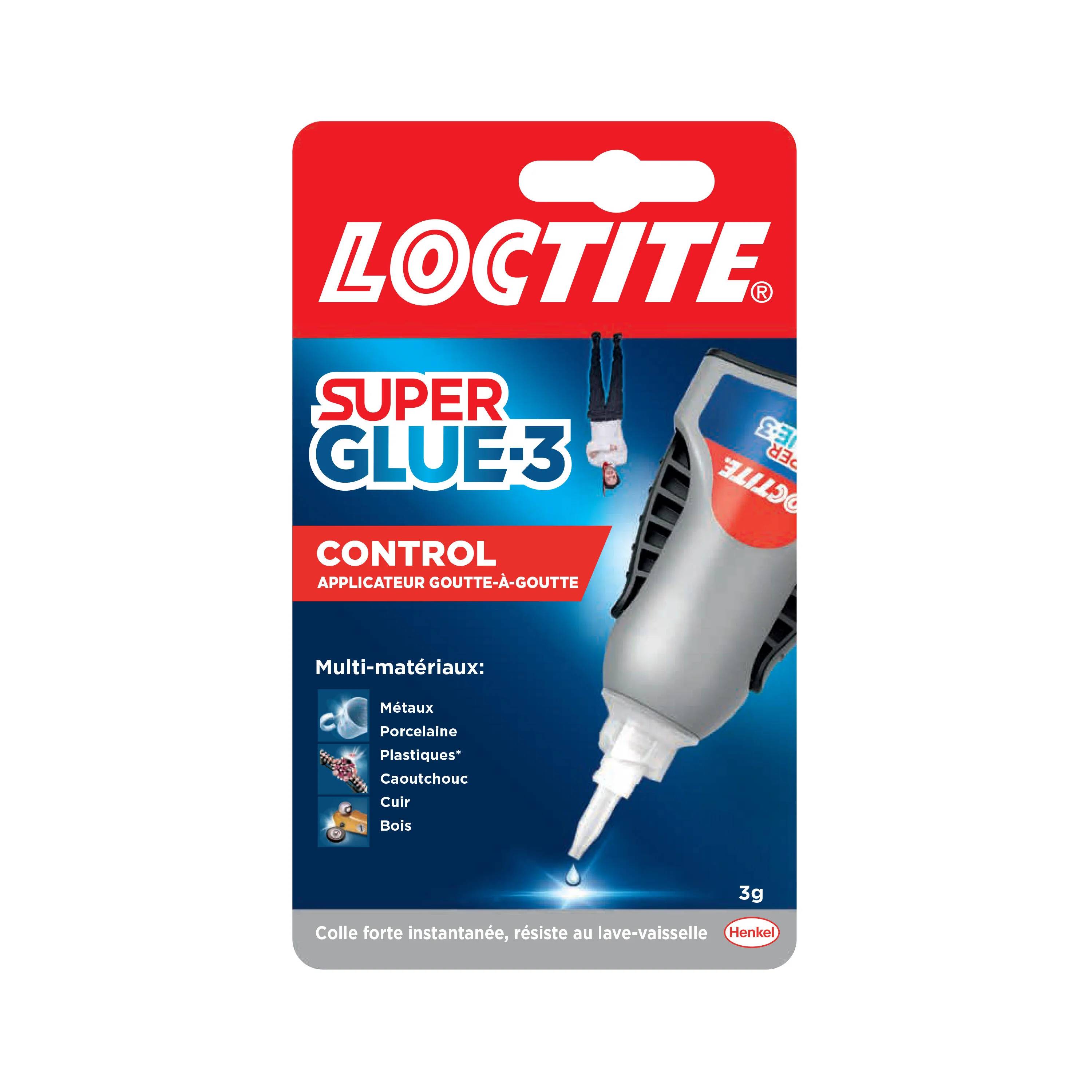 Colle de réparation cyanoacrylate liquide 3 g LOCTITE