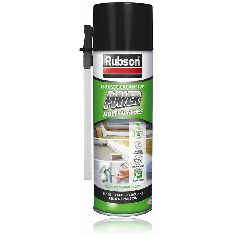 Mousse expansive aérosol Power 500 ml - RUBSON - Image 1