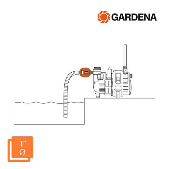 Adaptateur pour tuyau d'aspiration 25 mm GARDENA - Image 2