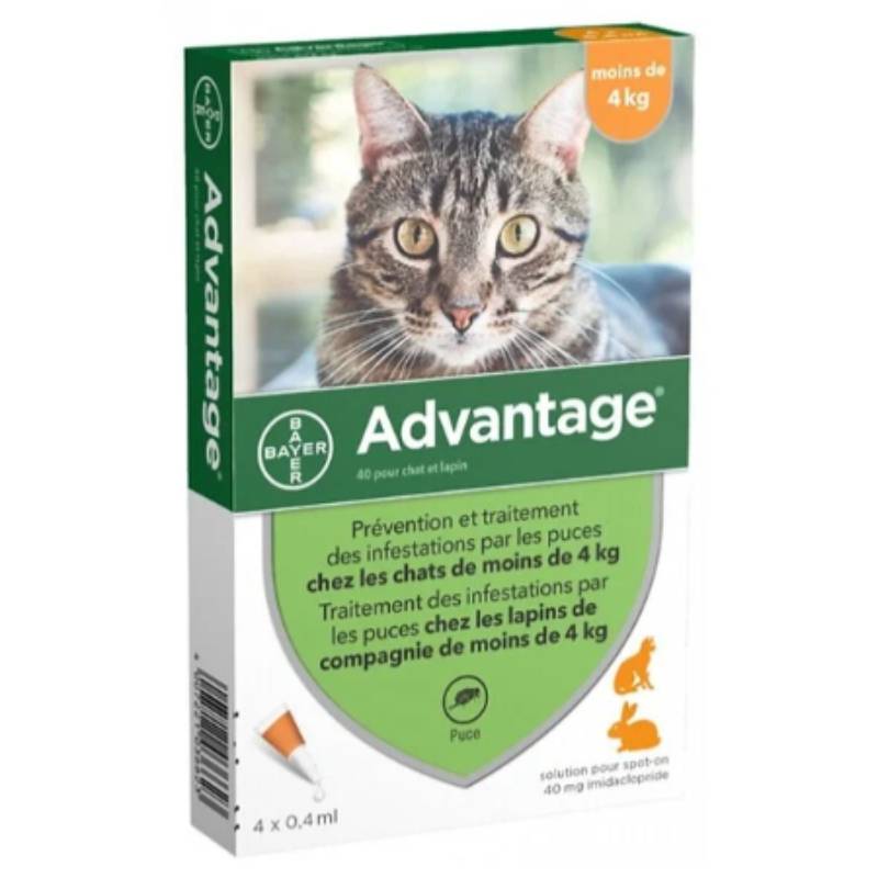 Solution Antipuce Chat et Lapin - ADVANTAGE - Imagen 1