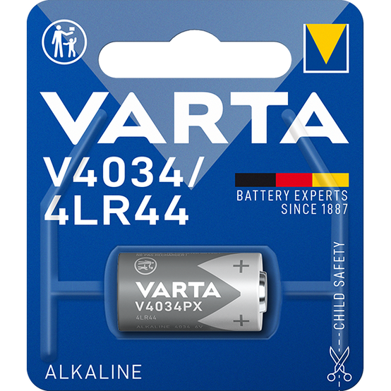 Pile Alcaline V4034PX-4LR44 6 V - VARTA - Image 1