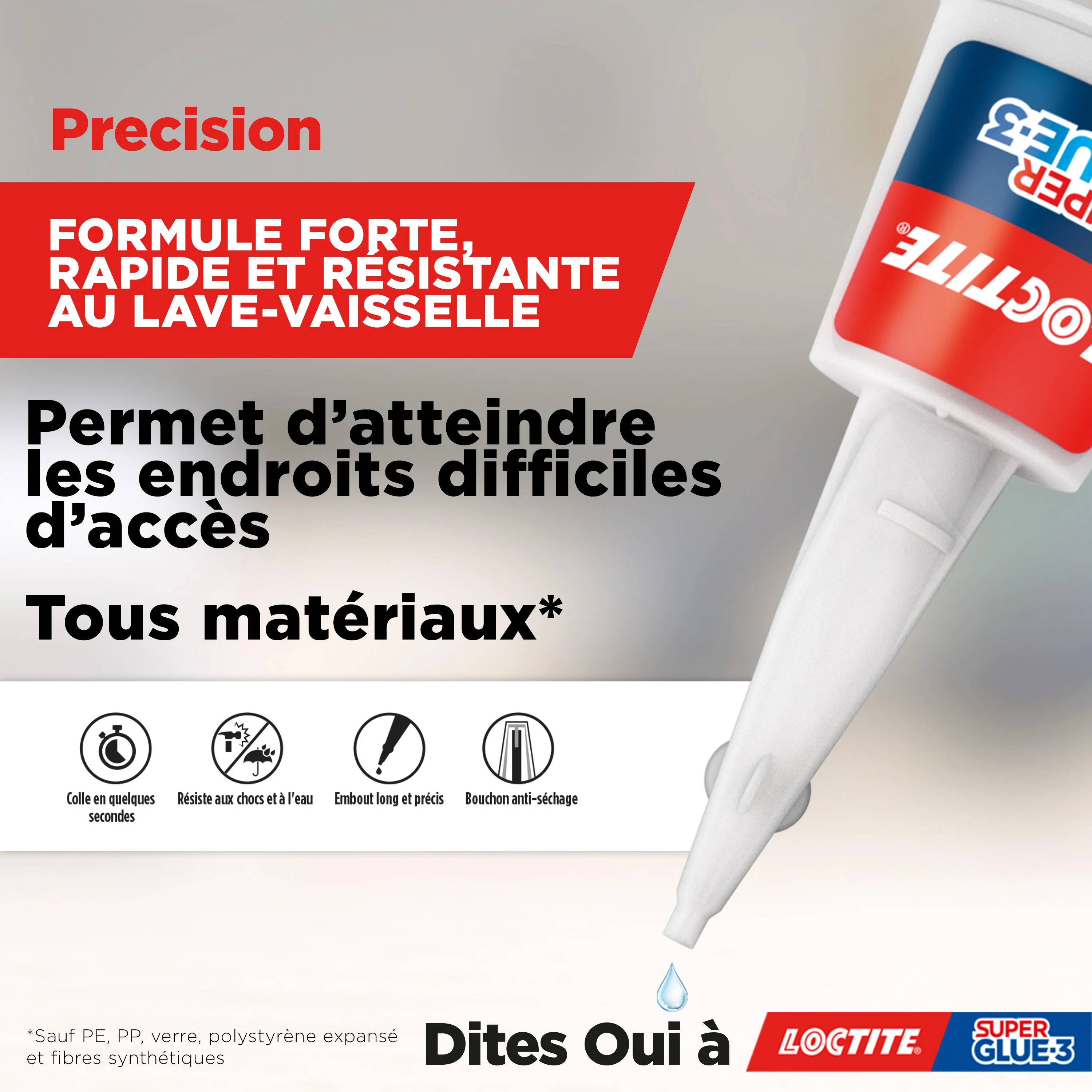Colle De Réparation Super Glue 3 Précision 5g - LOCTITE - Image 4