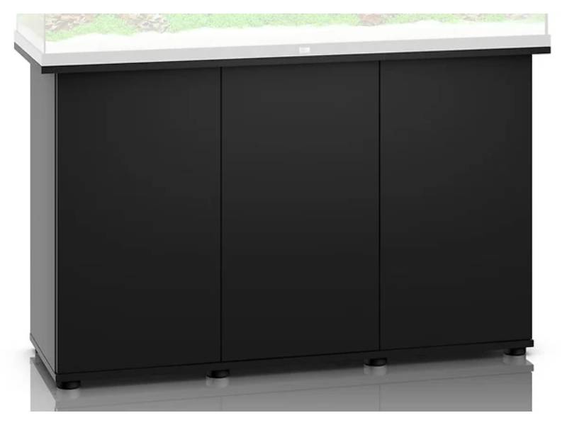 Meuble aquarium bois mélaminé noir L 121 cm P 41 cm H 73 cm - JUWEL - Imagen 1
