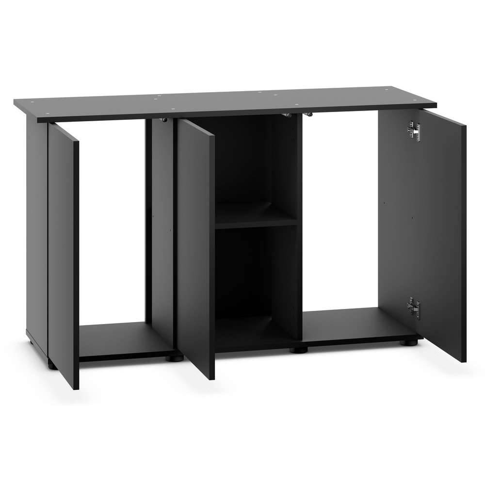 Meuble aquarium bois mélaminé noir L 121 cm P 41 cm H 73 cm - JUWEL - Imagen 2