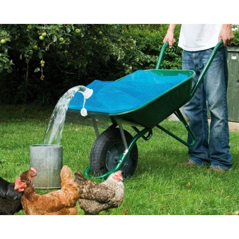 Depósito de agua Polietileno Azul 100 x 40 cm 80 L – KERBL - Imagen 2