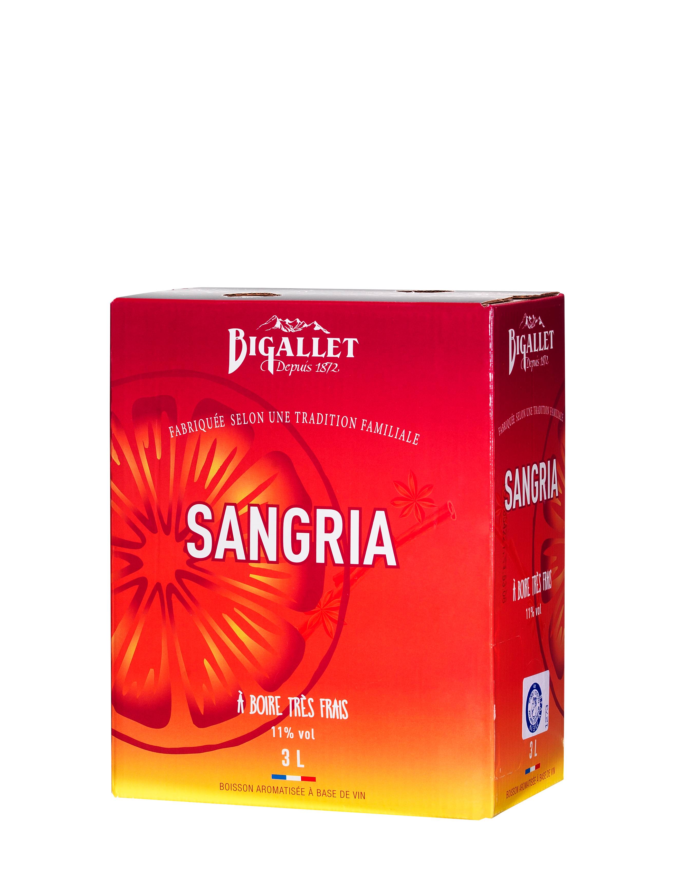 Bigallet - Sangría 11° BIB 3 L - Bigallet
