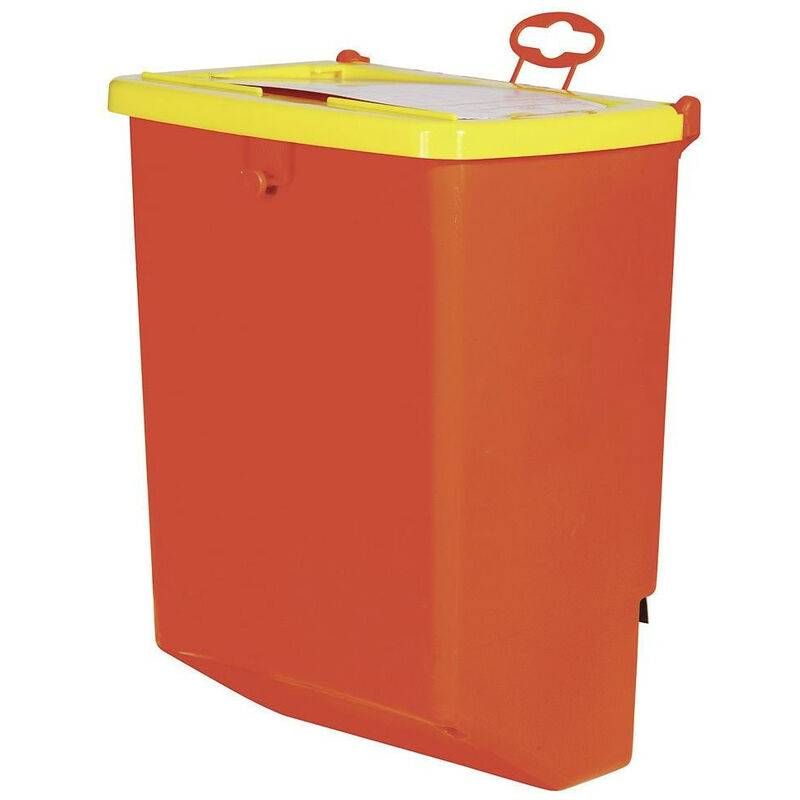 Trémie distributeur nourriture PVC métal 2,5 L 18 x 26 cm - Image 3