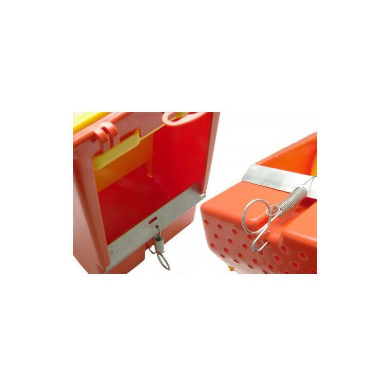 Trémie distributeur nourriture PVC métal 2,5 L 18 x 26 cm - Image 6