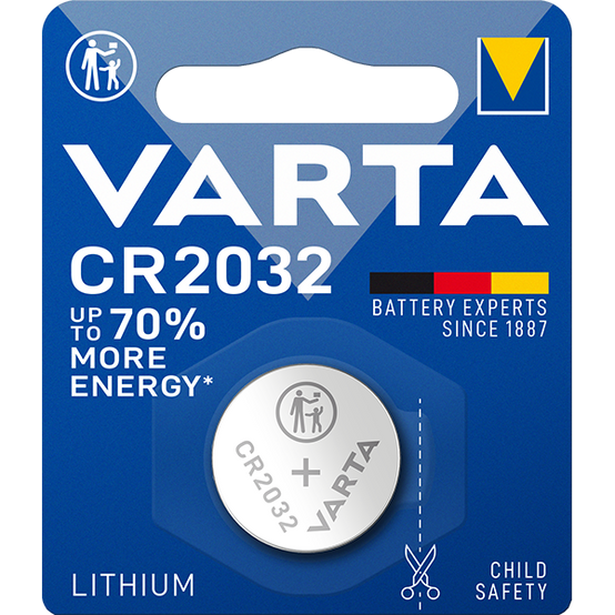 Pile Bouton Lithium 3V CR2032 - VARTA