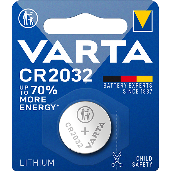 Pile Bouton Lithium 3V CR2032 - VARTA