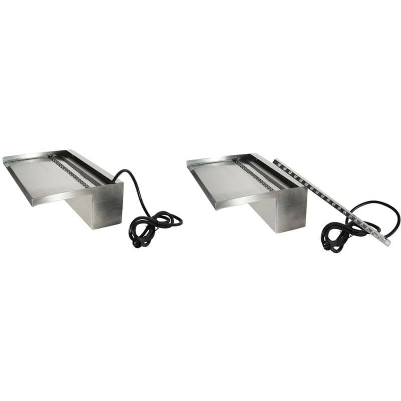 Ubbink - Cascade Niagara 20 LED Inox 30 cm H10x30x20cm - UBBINK - Image 3