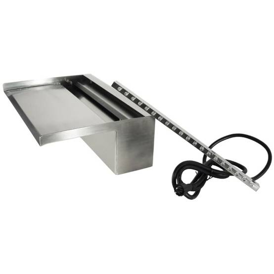 Ubbink - Cascade Niagara 20 LED Inox 30 cm H10x30x20cm - UBBINK - Image 2