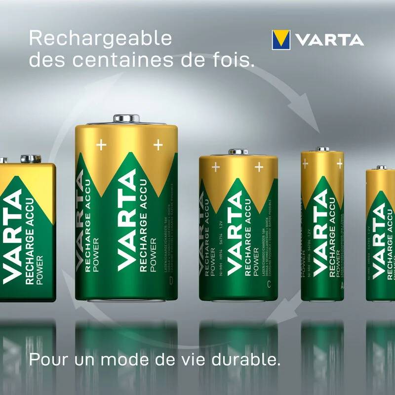 Piles Rechargeables AA 2100 mAh - VARTA - Image 2