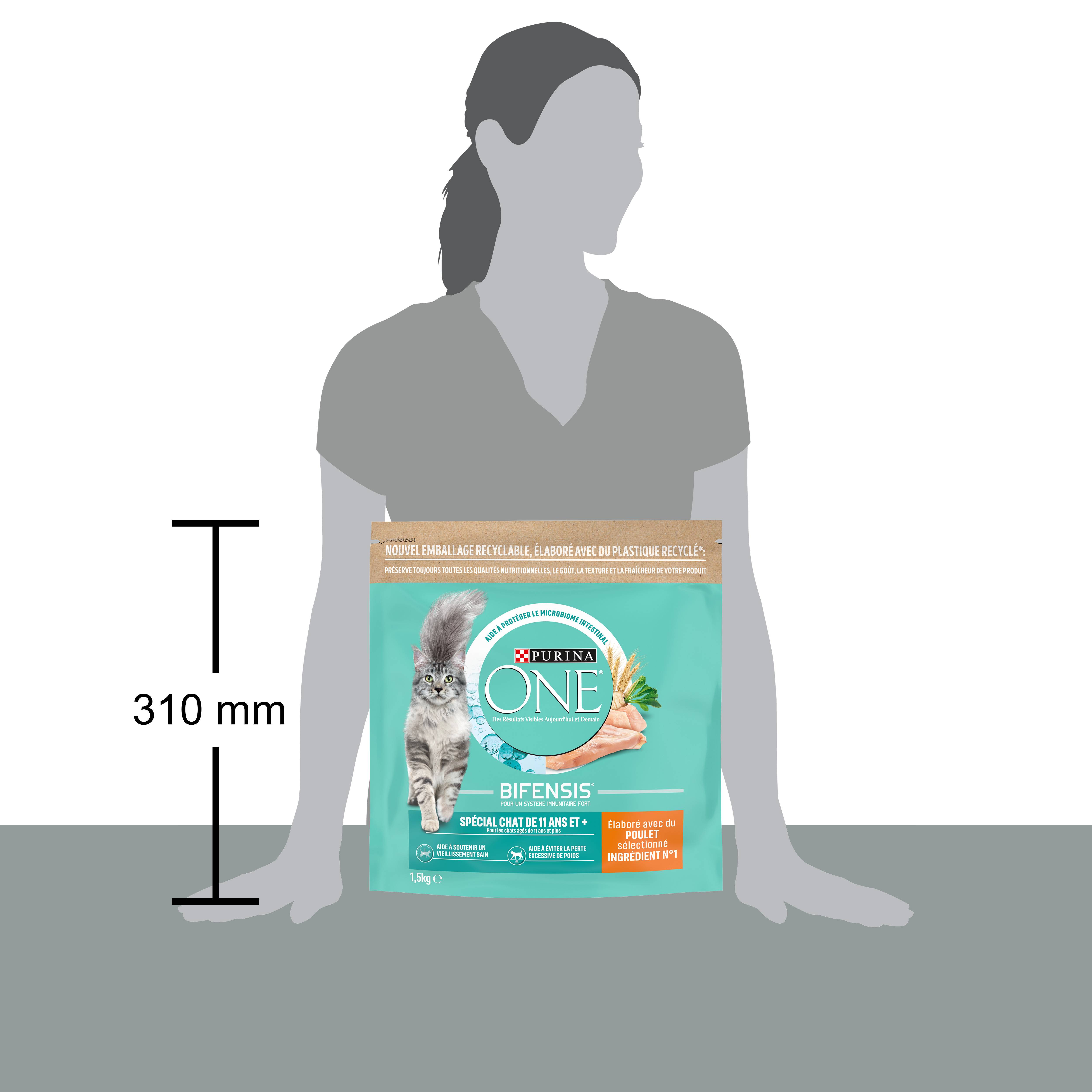 Purina One - Croquettes chat de 11 ans+  poulet 1,5 kg – PURINA ONE - Image 5