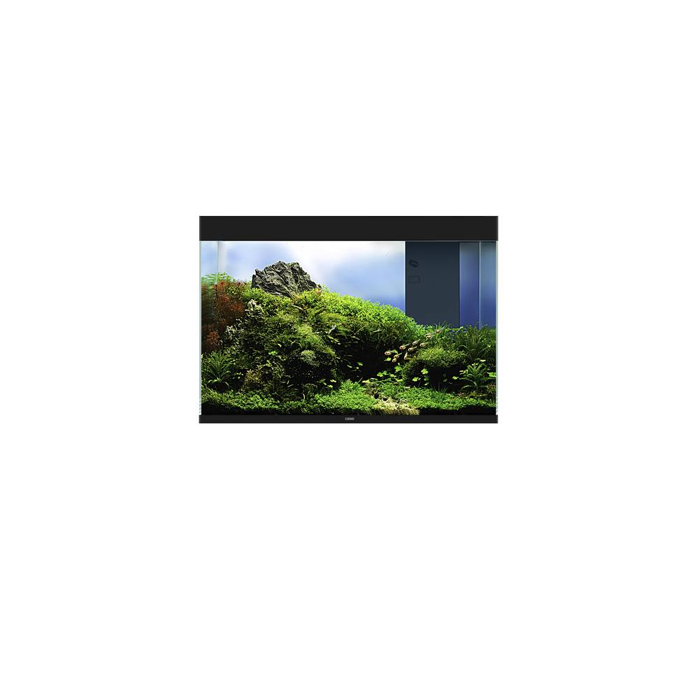 Aquarium sur meuble noir 145L L81,2 x l40,2 x H56 cm - CIANO - Image 1