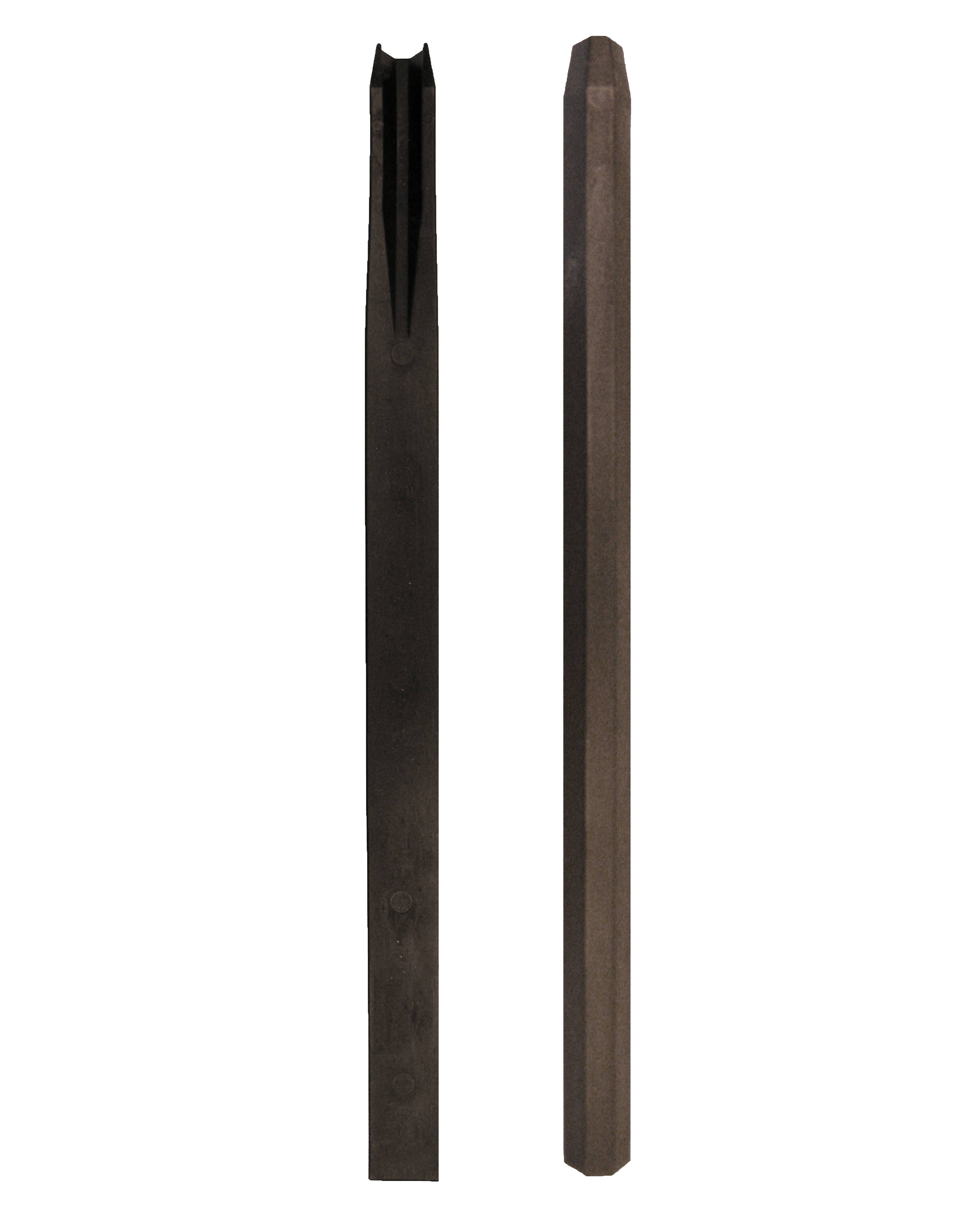 Piquet polyéthylène recyclé noir H 58 cm - UBBINK - Image 1