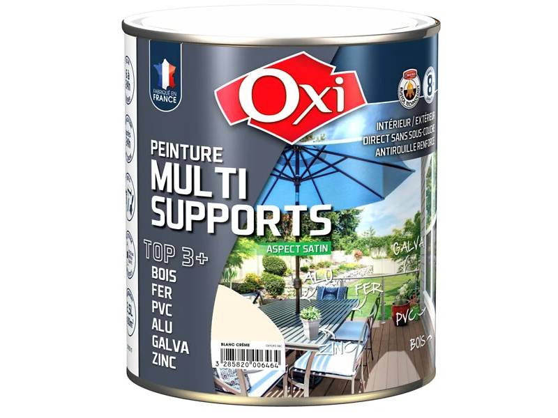 Peinture multi supports solvantée blanc crème 2,5 L - OXI