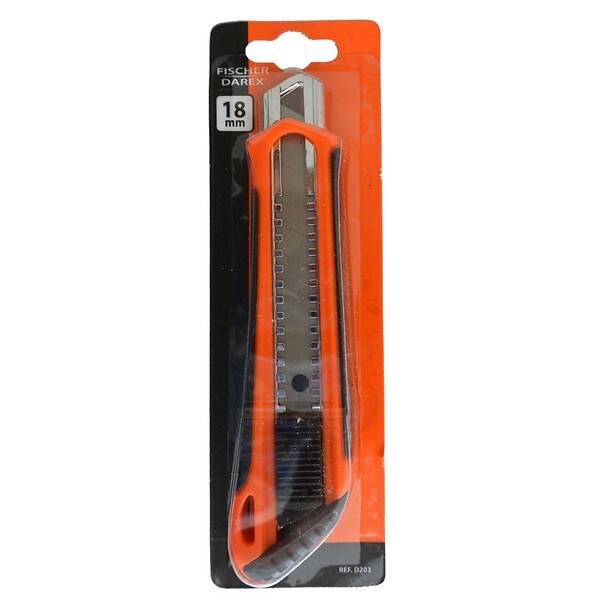 Cutter lame cassable bi-matière 18 mm - FISCHER DAREX