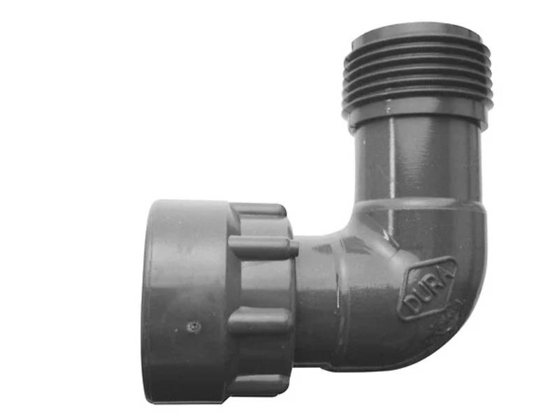 Coude union PVC écrou tournant MF 26x34 TECHNO