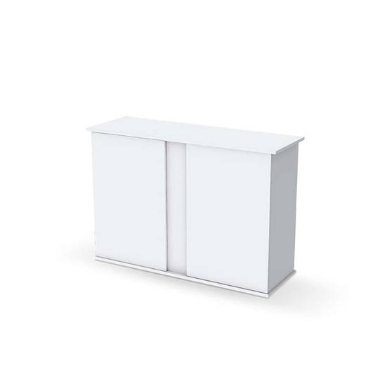 Meuble aquarium Blanc L 121 cm P 40 cm H 83 cm - CIANO - Image 2