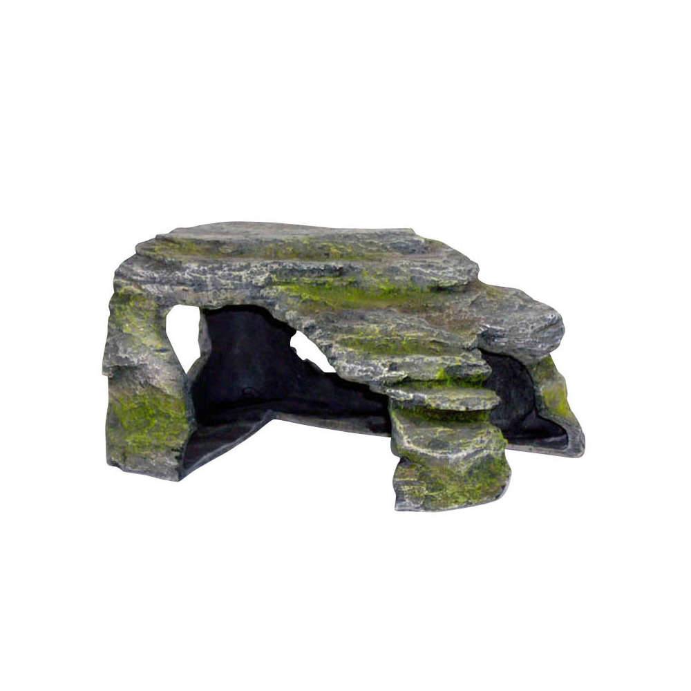 Décoration d'aquarium résine aspect pierre L 22 cm l 15 cm H 11,5 cm – EUROPET