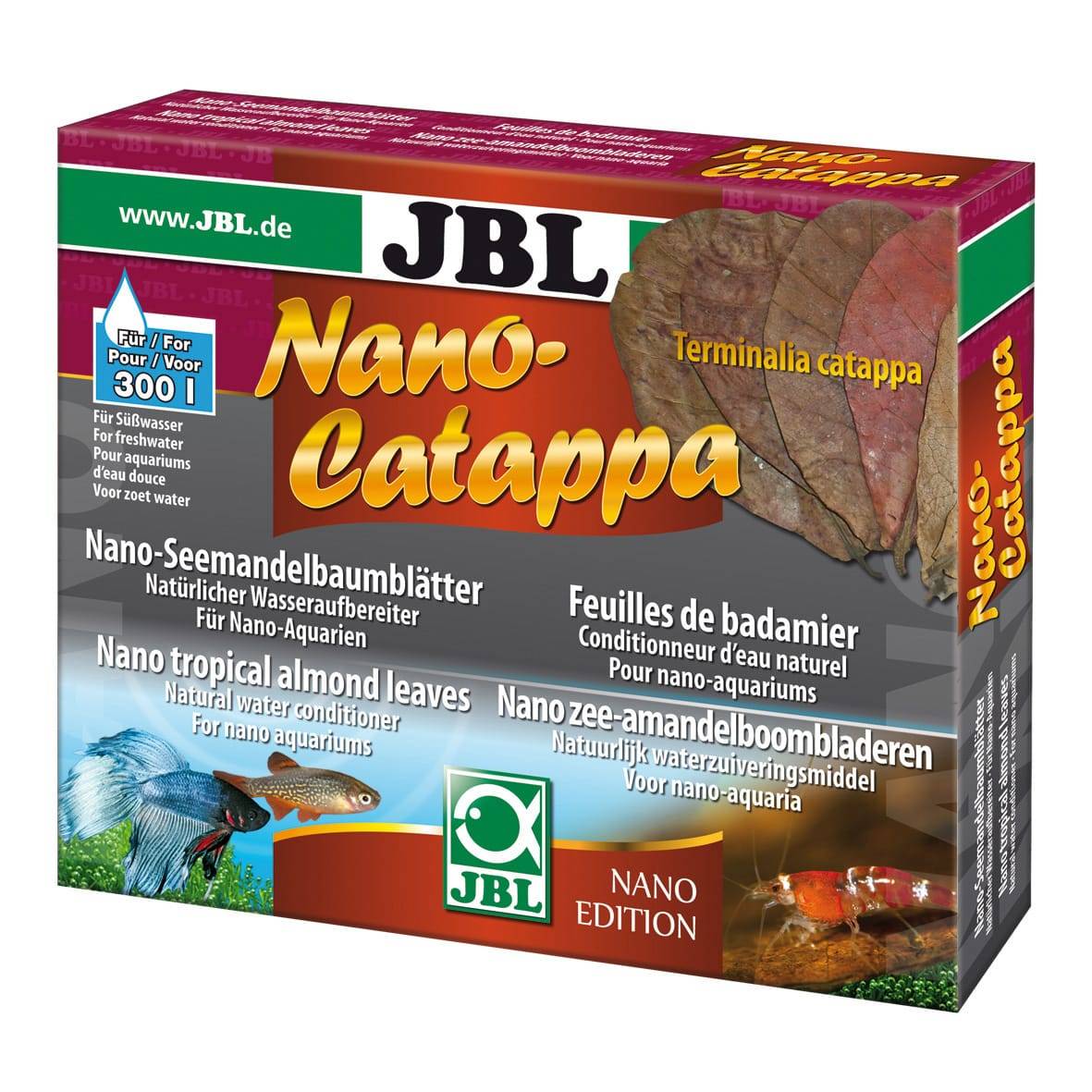 Nanocatappa Feuilles De Badamier Nano JBL