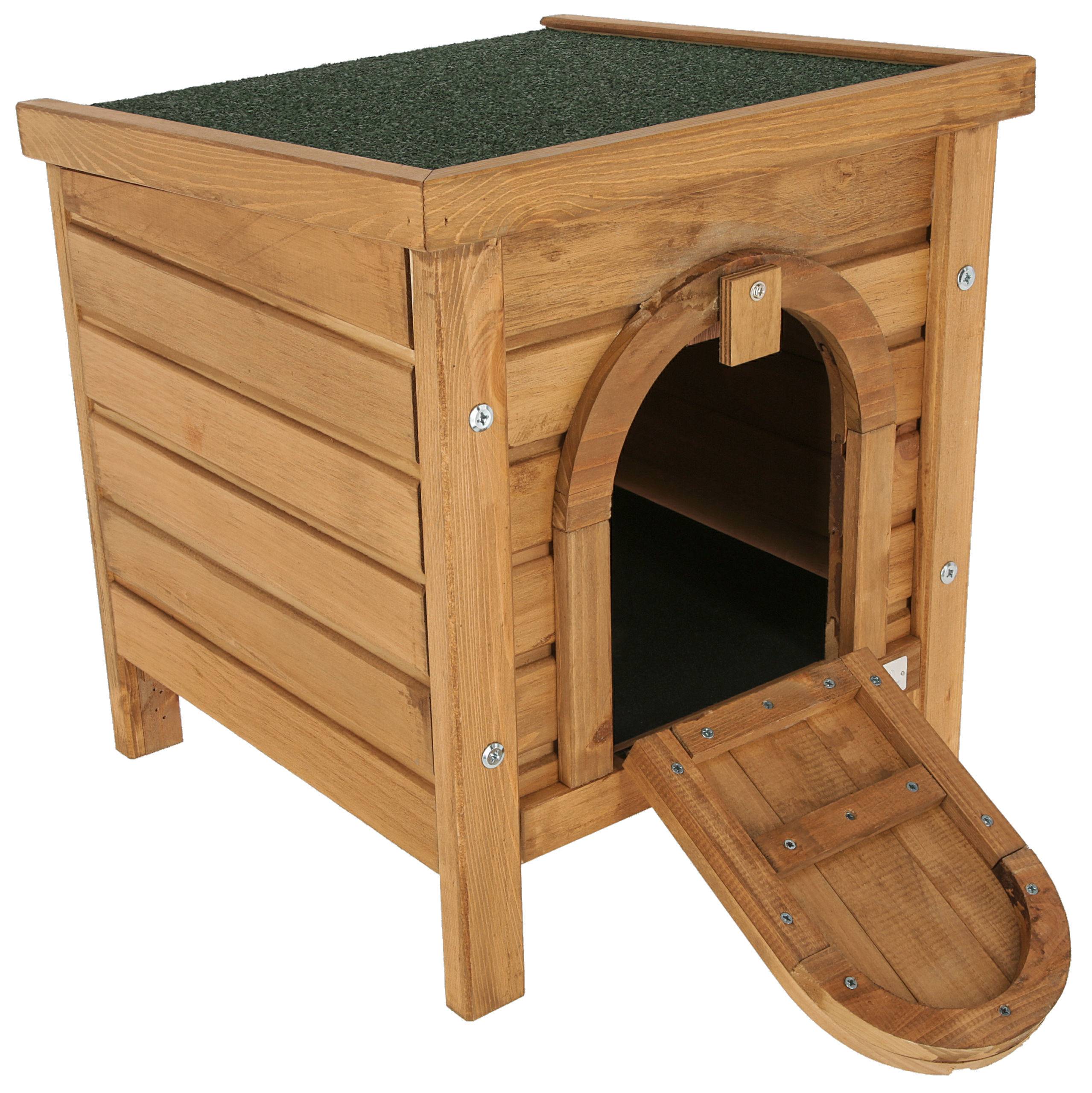 Maisonnette Pour Petits Animaux Bois Extérieur 36 x 36 x 40 cm - KERBL