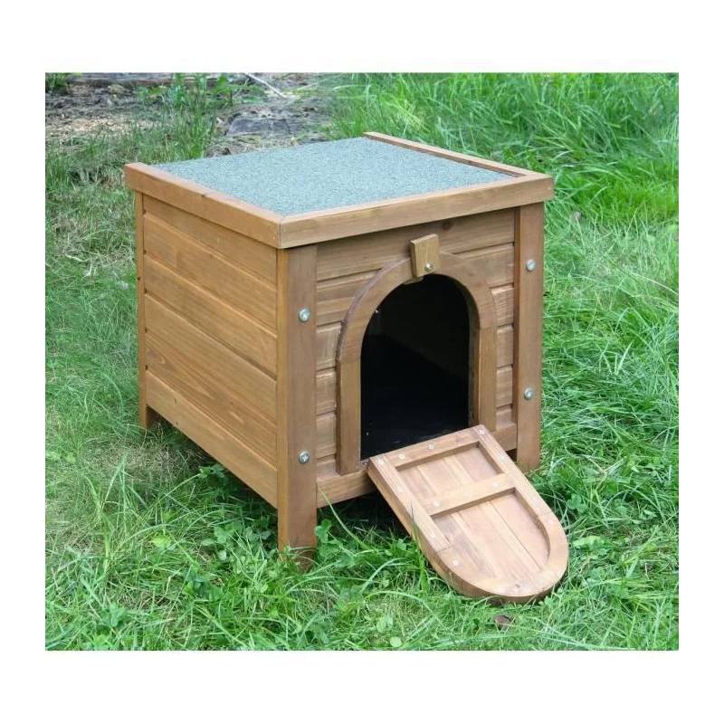 Maisonnette Pour Petits Animaux Bois Extérieur 36 x 36 x 40 cm - KERBL - Imagen 2
