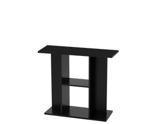 Ciano - Meuble pour aquarium terrarium bois mélaminé noir - CIANO