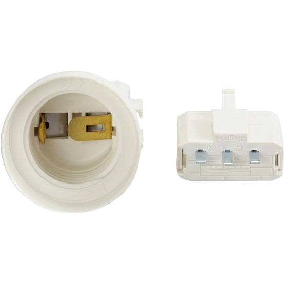 Douille électrique E27 vis blanc fiche DCL détachable LEGRAND - Image 1