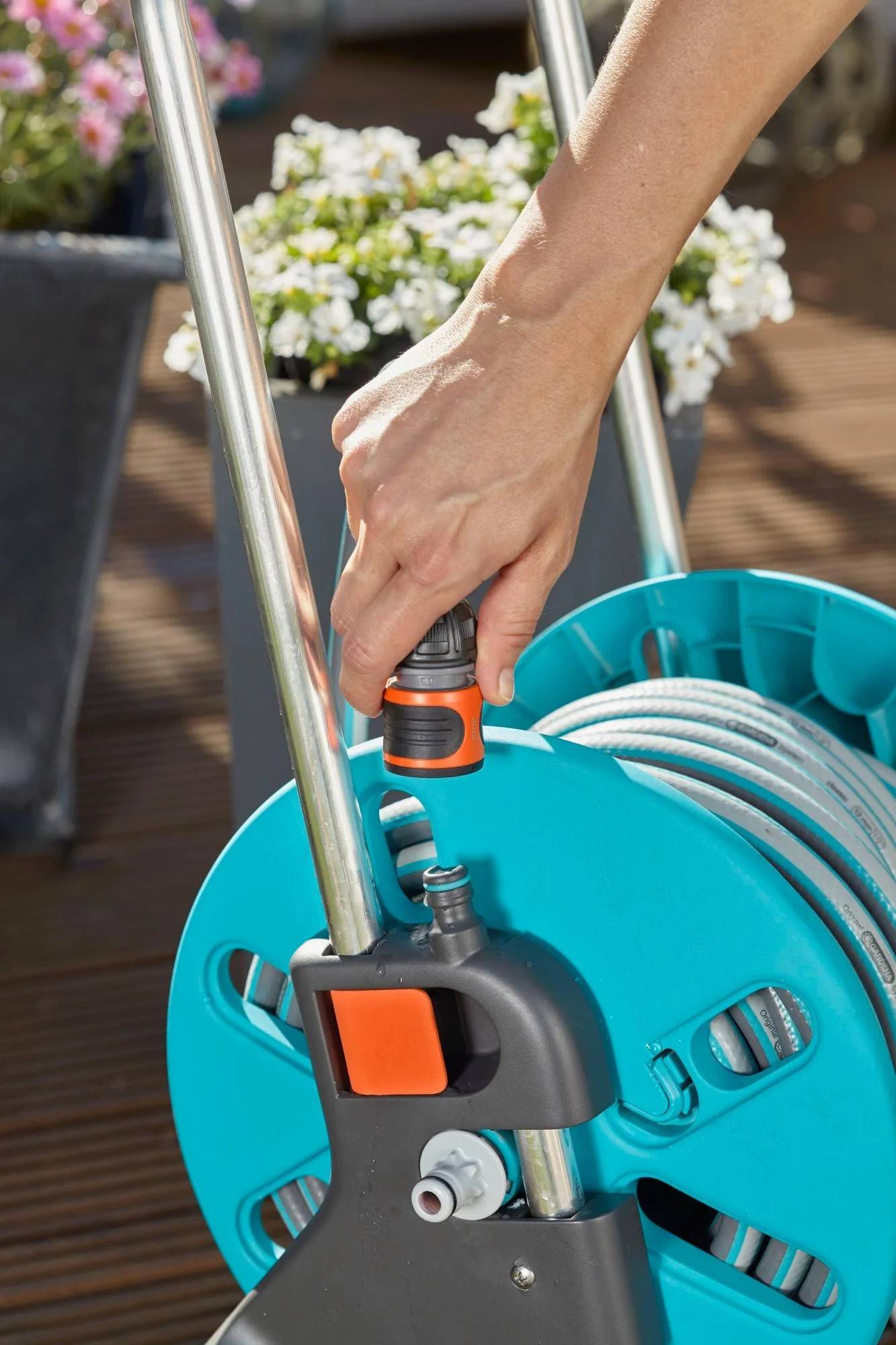 Dévidoir sur roues CleverRoll S 18500-20 - GARDENA - Imagen 4