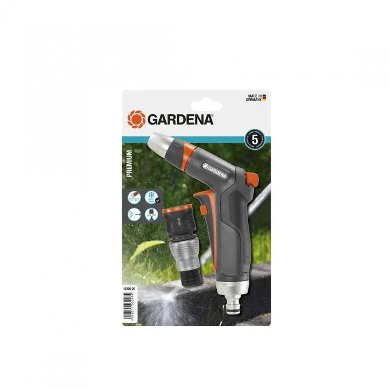 Kit pistolet de nettoyage raccord aquastop Premium GARDENA - Image 1