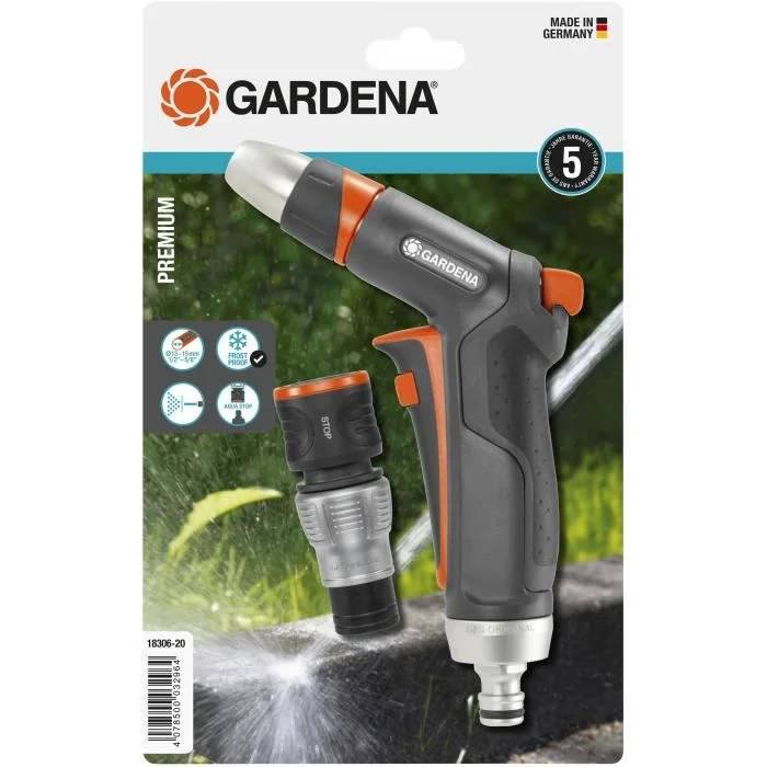 Kit pistolet de nettoyage raccord aquastop Premium GARDENA - Image 6
