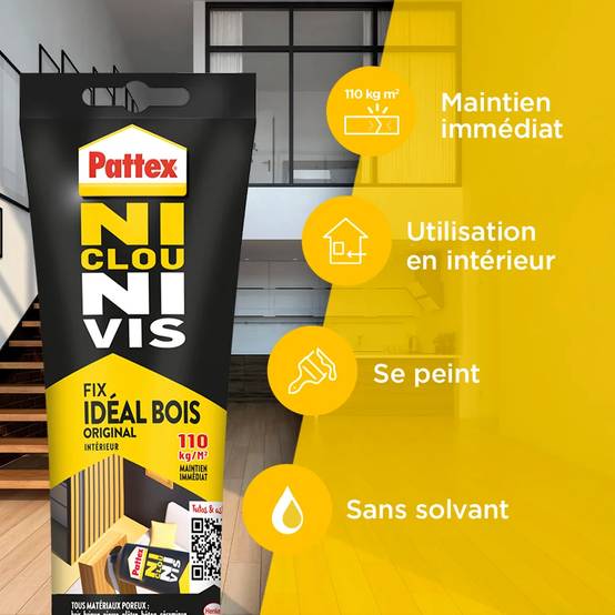 Colle de fixation acrylique PATTEX Ni Clou Ni Vis 52g - Image 6