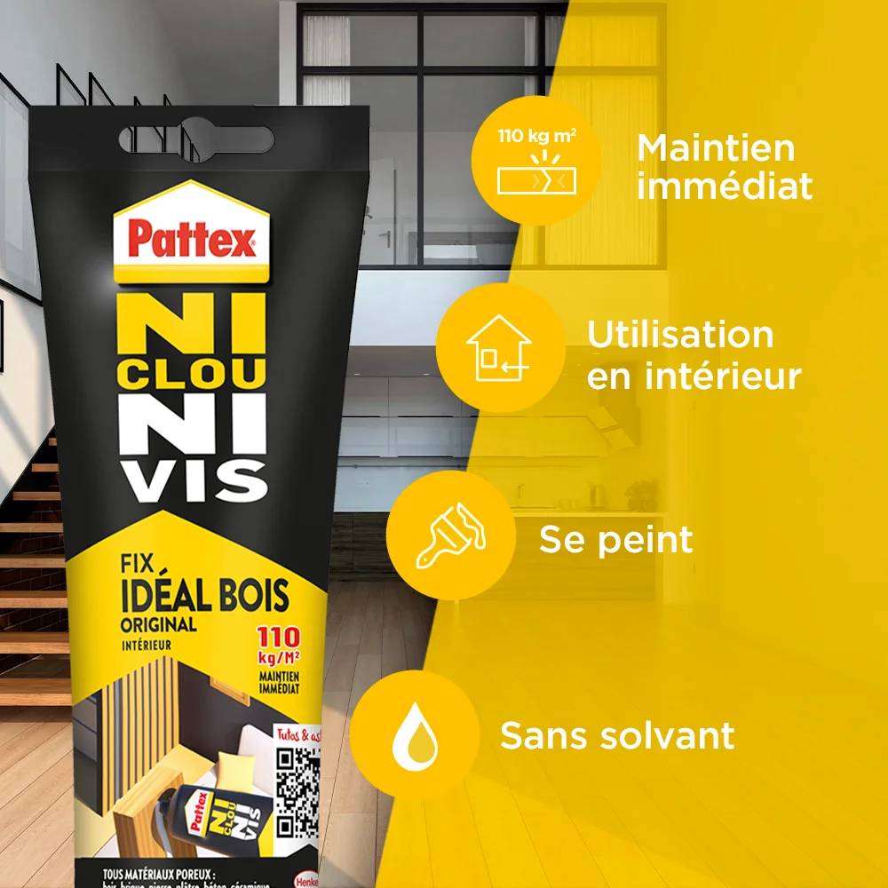Colle de fixation acrylique PATTEX Ni Clou Ni Vis 52g - Image 6