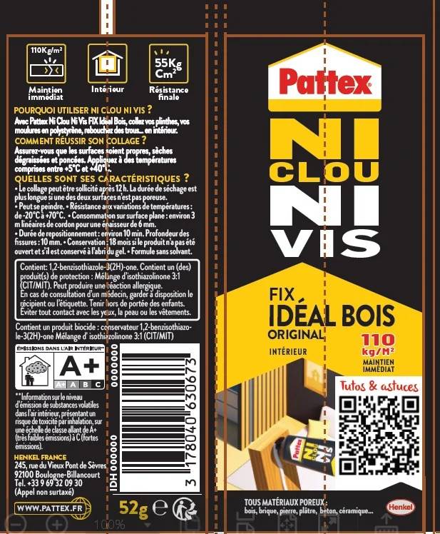 Colle de fixation acrylique PATTEX Ni Clou Ni Vis 52g - Image 7