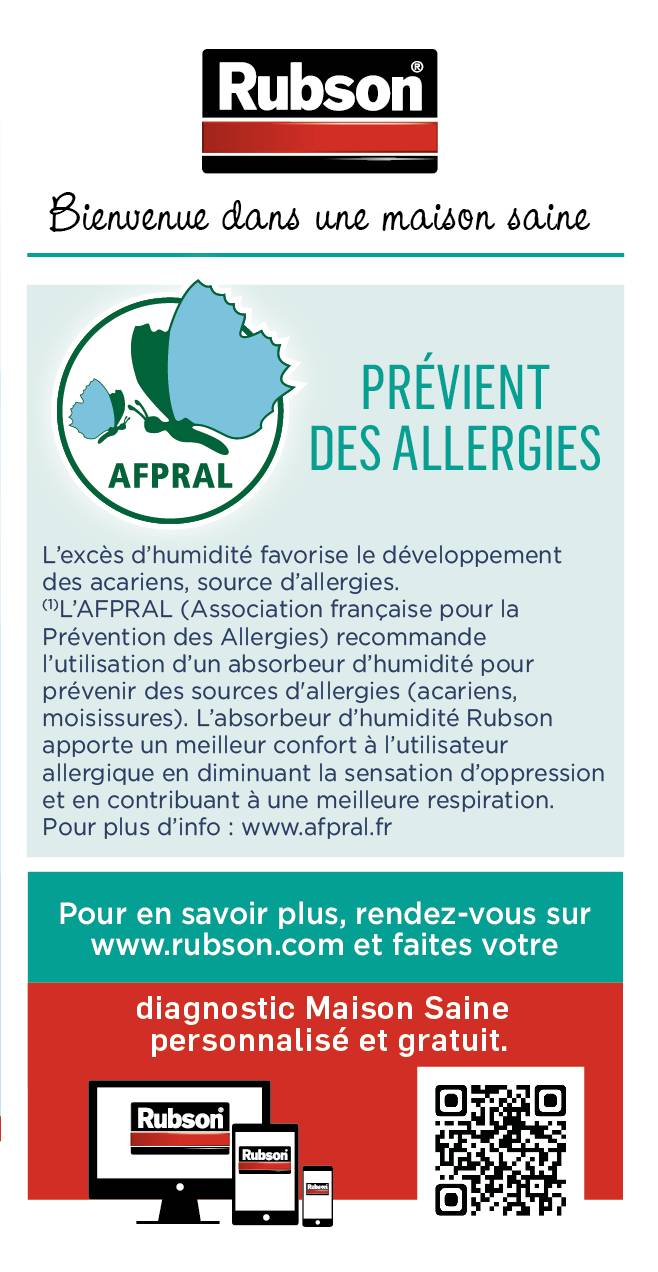 Tablettes Ultra-Absorbantes Absorbeur Humidité Lot de 4 RUBSON - Image 1