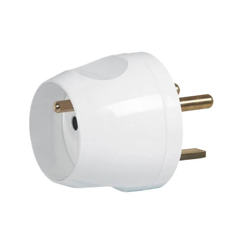 Adaptateur 2P+T Branchement 16A sur 20A Blanc - LEGRAND - Image 1