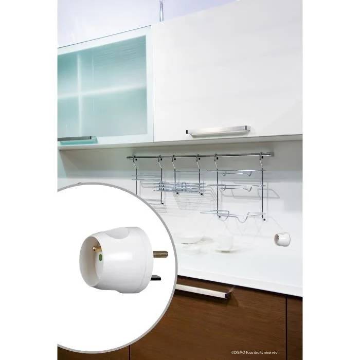 Adaptateur 2P+T Branchement 16A sur 20A Blanc - LEGRAND - Image 2