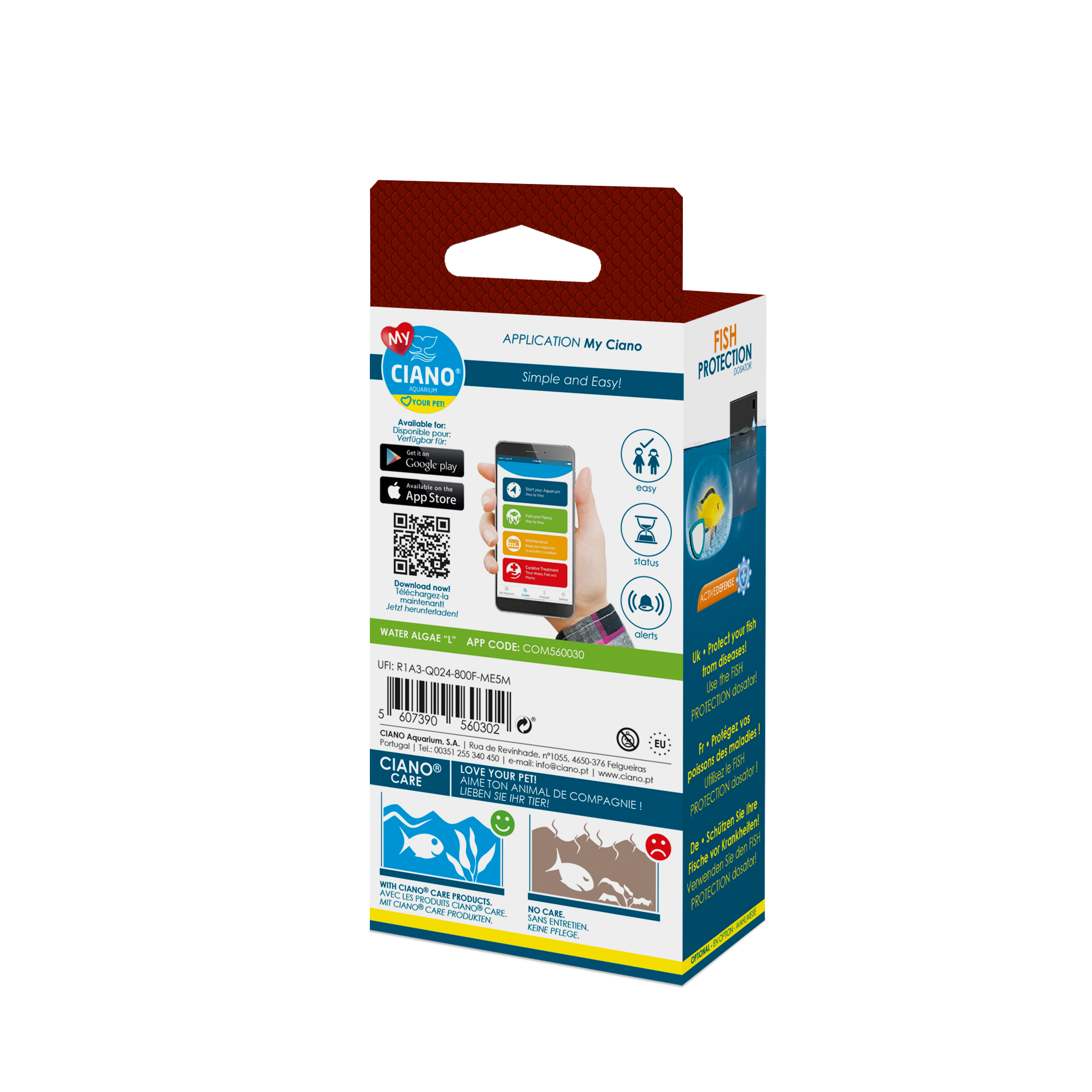 Ciano - Cartouche Stopalgae taille L pour filtre d'aquarium - Imagen 4