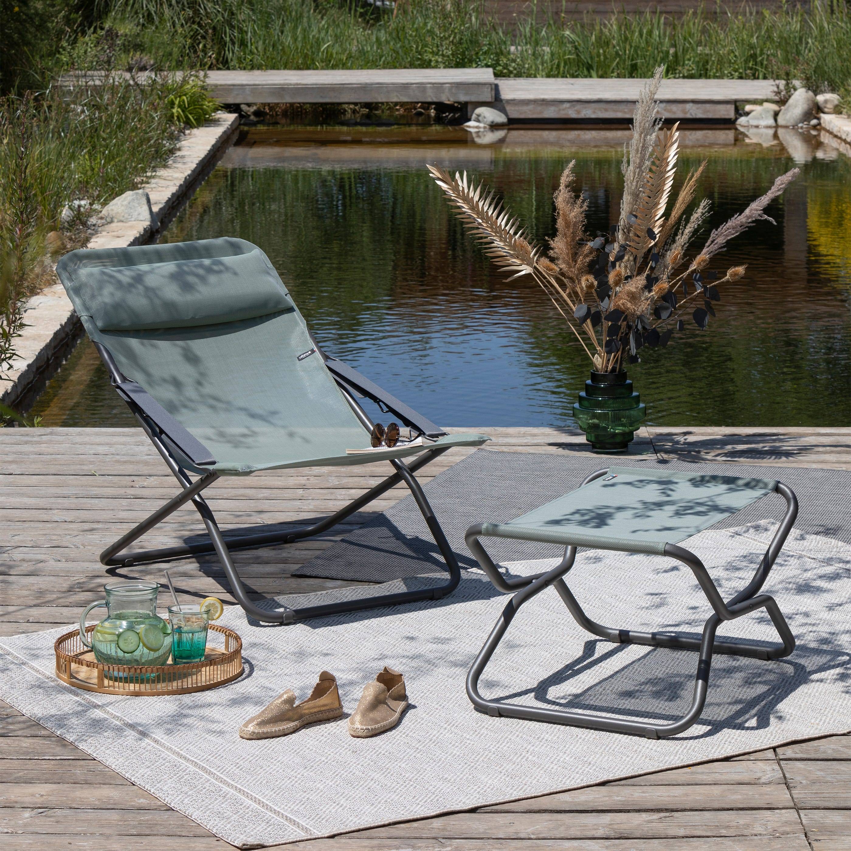 Lafuma-Mobilier - Chaise longue Transabed Batyline Iso Moss - LAFUMA