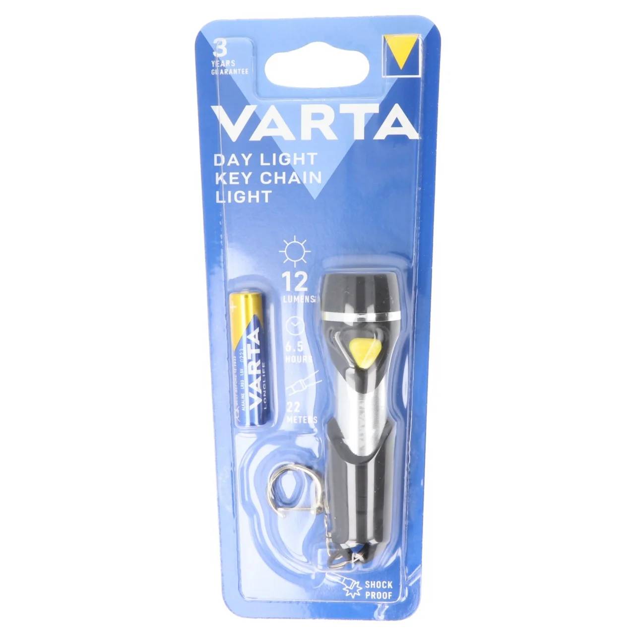 Lampe De Poche LED Aluminium Plastique Caoutchouc Noir Argent Ø 26,5 mm 94 mm - VARTA - Imagen 3