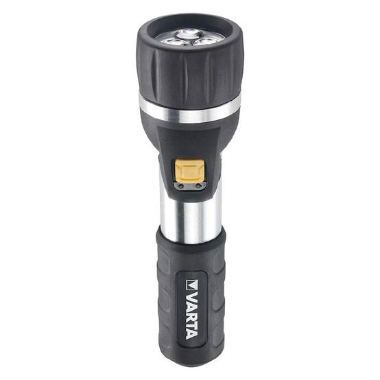 Lampe De Poche LED Aluminium Plastique Caoutchouc Noir Argent Ø 26,5 mm 94 mm - VARTA - Image 5