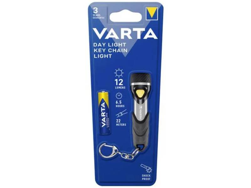 Lampe De Poche LED Aluminium Plastique Caoutchouc Noir Argent Ø 26,5 mm 94 mm - VARTA - Imagen 8