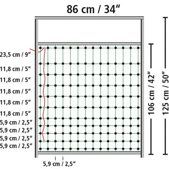 Porte De Filets De Clôture Électrique 95-125 cm 446518 - KERBL - Image 6