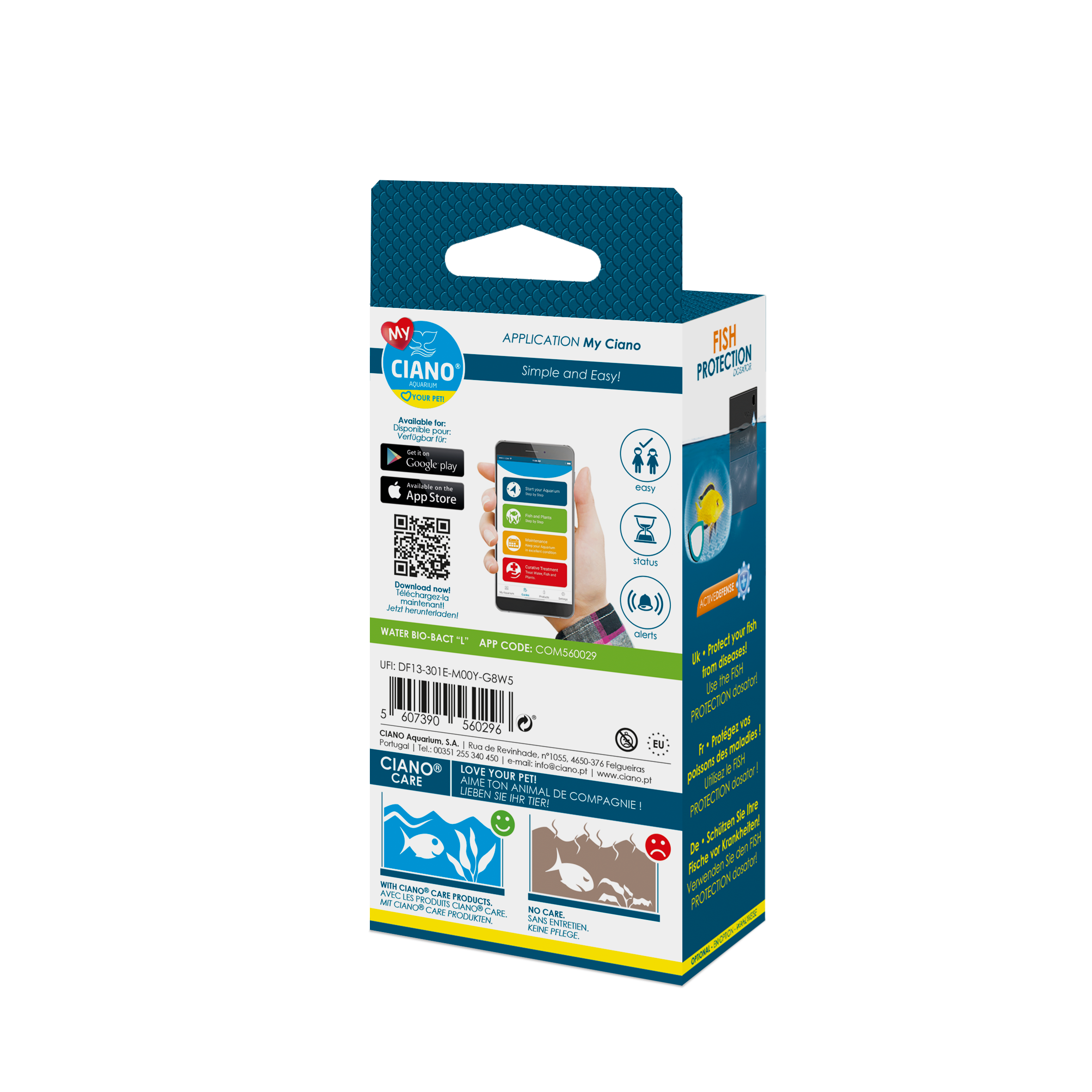 Ciano - Cartouches Biobact taille L pour filtre d'aquarium