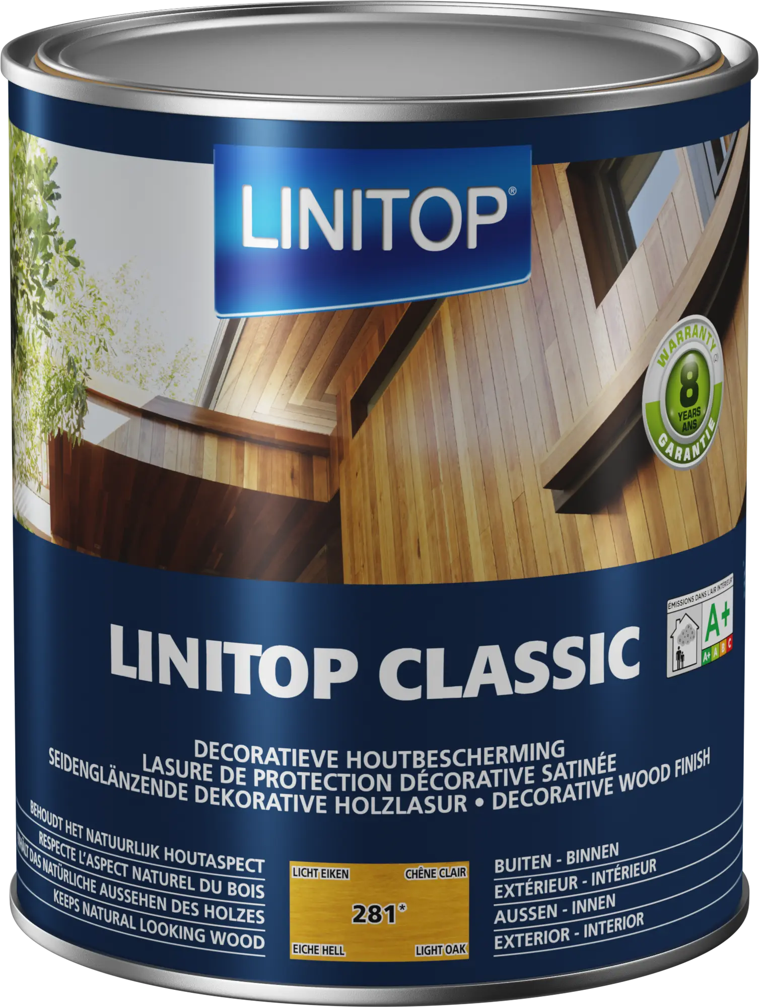 Lasure Classic Chêne clair satin - LINITOP - Image 2